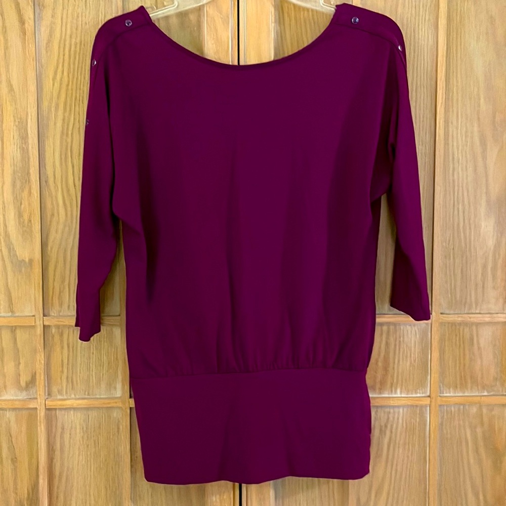 White House Black Market purple shirt size XS